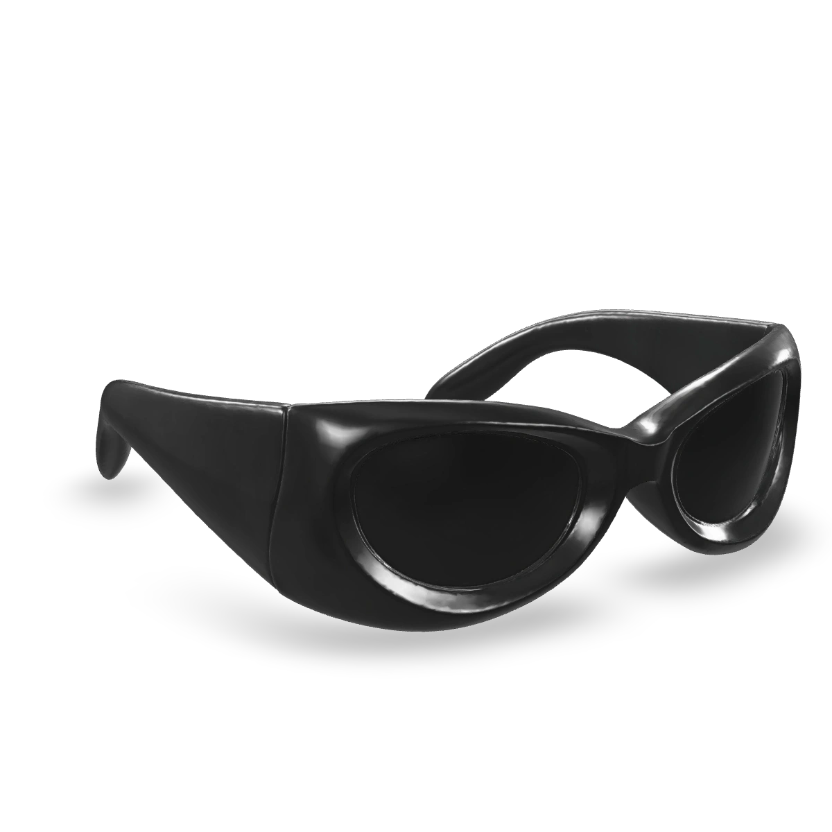 Lunettes sculpturales — aperçu du modèle 3D